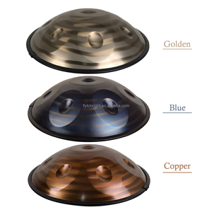 Handpan 12 notes Instrument de musique à tambour en ré mineur kurde avec sac Handpan et support - Product Image 4