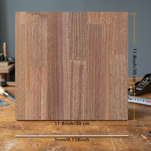 แผ่นไม้อัดฟอร์มาลดีไฮด์ E0 คุณภาพสูง หลากหลายขนาด สำหรับงาน DIY (11.8" x 11.8" x 0.118") - Product Image 3