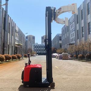 Apilador de Palés Personalizado de 1 Tonelada, Transpaleta Eléctrica con Pinza para Rollos de Papel, Usado en Almacenes, Precio de Mayoreo - Product Image 2