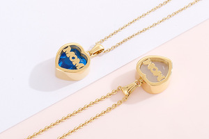 Go Party Fête des Mères Acier Inoxydable <span class=keywords><strong>Maman</strong></span> Amour Coeur <span class=keywords><strong>Collier</strong></span> 12 Pierre de <span class=keywords><strong>Naissance</strong></span> Cristal Strass <span class=keywords><strong>Collier</strong></span> Meilleur <span class=keywords><strong>Maman</strong></span> Colliers Cadeau - Product Image 6