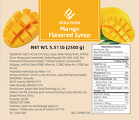 Leverancier van Bubble Tea, groothandelsprijs, 2,5 kg Mango fruitsap drank voor melktheewinkels