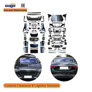 Kit de Conversión de Carrocería GUGO W221 para <span class=keywords><strong>Mercedes</strong></span> <span class=keywords><strong>Benz</strong></span> Clase S W221, Actualización a W223, Parachoques, Faldones Laterales, Guardabarros y Capó Completos - Product Image 1