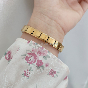 Cadenas de Eslabones de Acero Inoxidable Color Dorado Estilo Italiano para Pulseras, Joyería de Aleación para Mujer, Regalo, Accesorios para Creación DIY - Product Image 5