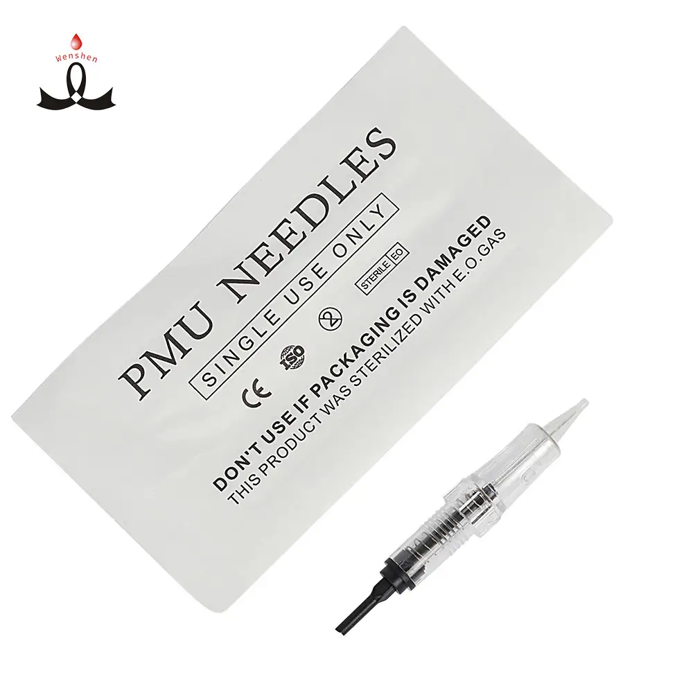 Best Price Tattoo Cartridge Machine Needles Black Pearl Permanent Makeup Screw 0.3mm Machine Needle