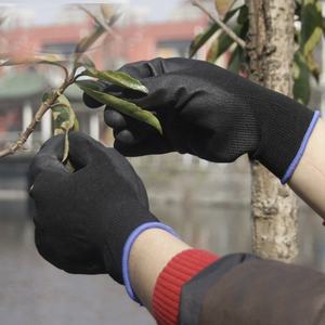 NMSHIELD Guantes recubiertos de PU personalizados Montaje de protección de trabajo Guantes de almacén Guantes De Trabajo - Product Image 3