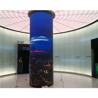 Modules Led flexibles 320x160mm P3 affichage Led intérieur formes créatives sans couture publicité numérique mur vidéo Led en vente