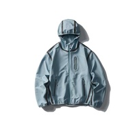 Veste coupe-vent technique Gorpcore pour la randonnée, séchage rapide, anti-rétrécissement, haute qualité, respirante, décontractée, avec plusieurs fermetures éclair