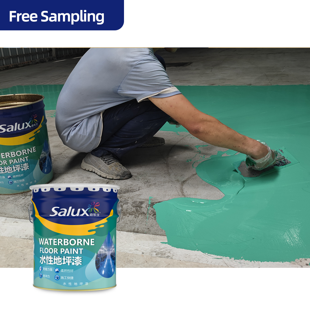 Resistance Workshop Epoxy Resin Floor Coating Matte Water Based Polyurethane Coating Two-component Outdoor PU Floor Paint