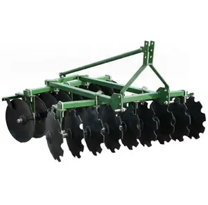 Cultivadores de grade de disco para serviço pesado, equipamento de máquinas agrícolas grandes montados em três pontos para trator 80HP -100HP