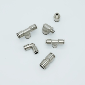 Brass khí nén phù hợp 1/4 NPT khuỷu tay kết nối cho ống khí nén và tự động hóa công nghiệp - Product Image 1