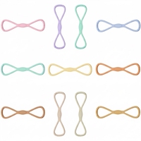 Bandas de Resistencia Personalizadas de Color Rosa para Pilates, Bandas de Ejercicio para Yoga y Fitness