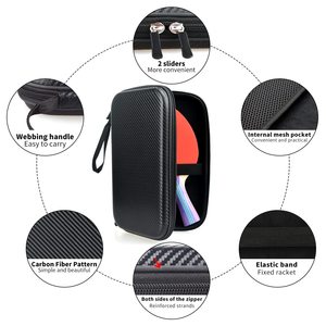 Estuche Rígido Personalizado para Palas de Ping Pong, Bolsa de Almacenamiento para <span class=keywords><strong>2</strong></span> Palas y Múltiples Pelotas - Antigolpes, Antidesgaste - Product Image 4