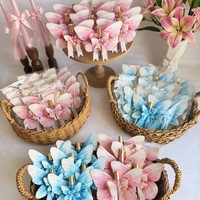 Flacon de parfum 3D en forme de papillon avec ornements et cadeaux d'ambiance papillon, autocollants décoratifs, décoration papillon