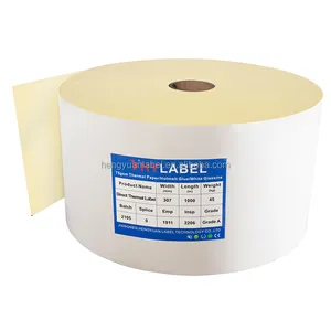 80 GSM Self Adhesive Paper Semi Gloss Coated Art Label Stickers Jumbo Label Stock For Offset Printing