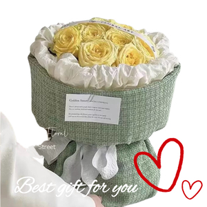 Cao cấp 4cm thời trang xếp li satin <span class=keywords><strong>Ribbon</strong></span> với xù ren đàn hồi cạnh cho gói quà bó hoa Ngày Valentine - Product Image 3