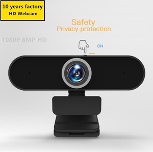 Hd Pro Auto Focus Pc Microsoft 1080 P Web Cam Webcam 1080 For Laptops And Desktops With Microphone And Speaker - Product Image 1