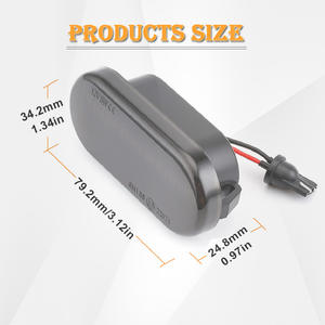 Luz LED Dinámica para Guardabarros Delantero, para <span class=keywords><strong>VW</strong></span> Bora, Golf MK4, MK5, Passat B5, Polo, Jetta, <span class=keywords><strong>Sharan</strong></span>, Lupo, Transporter T5, Vento, Amarok - Product Image 5