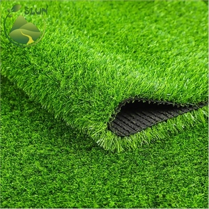Trung quốc giá thấp cảnh quan Turf màu xanh lá cây cỏ nhân tạo vườn Thảm tổng hợp Turf - Product Image 1