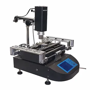 HT-R490 Hot Air BGA Rework Station 3 Heating Zones Soldering Welding Machine 4000W for Mobile Phone PCB Repairing 220V 110V