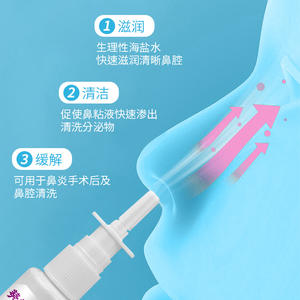 สเปรย์พ่นจมูกน้ำทะเลฟิสิโอโลจิคอลซันฟลาวเวอร์ 50 มล. สำหรับโรคจมูกอักเสบและการดูแลจมูก - Product Image 4