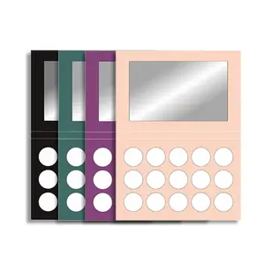 Bester Preis 15 Farben vegan tierversuchsfreier Lidschatten Make-up Kosmetik lang anhaltend leicht zu tragen hochpigmentierte Lidschatten-Palette