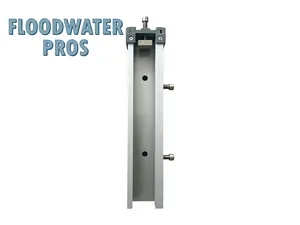 Supports muraux résistants à la corrosion, supports de poteau à deux boulons de 16 pouces pour systèmes de barrières anti-inondation - Product Image 1