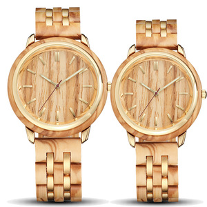 Reloj Elegante Personalizado para Mujer de Madera y Acero Inoxidable - Product Image 5