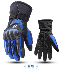 Sıcak kış su geçirmez anti-fall artı kadife kalınlaşma dokunmatik ekran bisiklet eldiveni bisiklet eldivenleri kış guantes moto invierno - Product Image 5