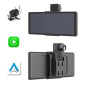 Pantalla Carplay portátil de 9,26 pulgadas al por mayor con cámaras duales CarPlay Android Auto WIFI BT 4K DashCam carplay pantalla inteligente ZC14