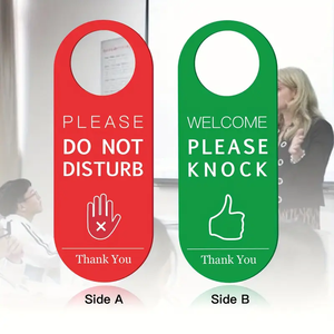 Tùy Chỉnh In Ấn Logo Nhựa <span class=keywords><strong>PVC</strong></span> Không Thấm Nước Bền Hình Tag Dấu Hiệu Cửa Cho Văn Phòng Khách Sạn <span class=keywords><strong>PVC</strong></span> Cửa Móc Áo - Product Image 5