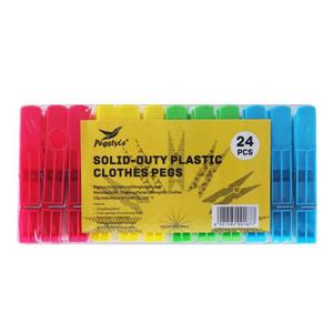 Colorido 12 piezas de <span class=keywords><strong>moda</strong></span> multifunción de alta resistencia pinzas de plástico para ropa con resortes para cocina pinzas para ropa al aire libre - Product Image 4