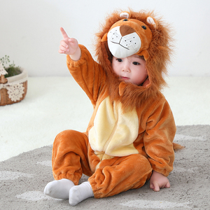 TONWHAR venta al por mayor León dinosaurio Niño Animal Onesie niños Navidad traje bebé Animal disfraces - Product Image 6
