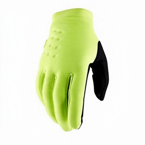 Cycling Racing Gloves Full Finger Lime Green Nylon Breathable Non <b>Slip</b> Outdoor Activities Unisex - Product Image 4