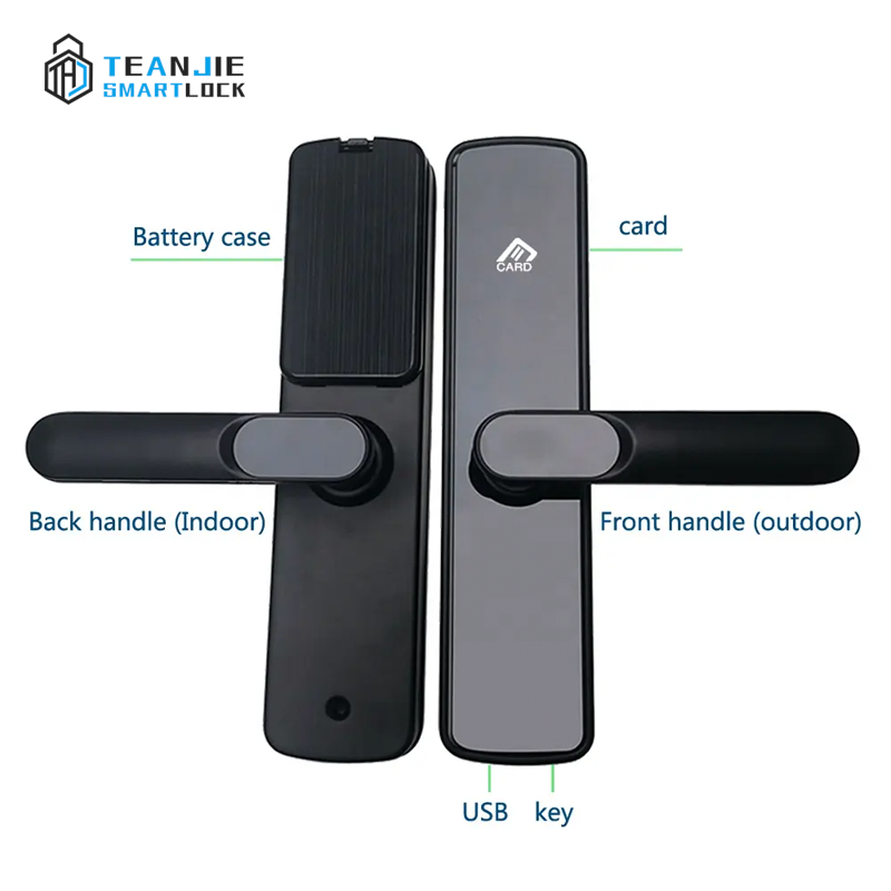 WiFi RFID TTLock App Card Electronic Smart Lock Memory Card Free Software Hotel Door Lock for Wood Aluminum Doors · image 3