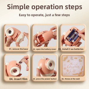 Cartone animato per bambini Mini proiettore giocattolo creativo decorazione di plastica per festa di compleanno disposizione e <span class=keywords><strong>lampada</strong></span> di proiezione regalo - Product Image 5