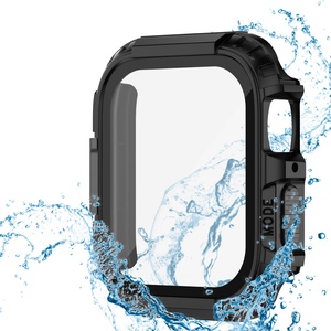 Étui rigide étanche en métal avec <span class=keywords><strong>protection</strong></span> d'écran en verre trempé intégrée, pare-chocs métallique robuste pour <span class=keywords><strong>Apple</strong></span> <span class=keywords><strong>Watch</strong></span> Series 10/11 - Product Image 1