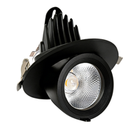 Lampu Tanam LED Spektrum Penuh Gimbal Harga Pabrik 20W-40W COB untuk Pembungaan, Bibit, Rumah Kaca, CRI Tinggi 97