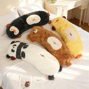Almohada de Peluche Larga Personalizada, Almohada de Cuerpo de Animal de Peluche Adorable, Almohada Decorativa con Diseño de Animal Kawaii, Venta al por Mayor, Regalo OEM - Product Image 3
