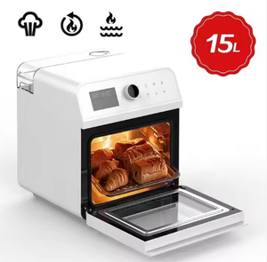 <span class=keywords><strong>Four</strong></span> à vapeur Anbolife Factory 15L avec friteuse à air, réservoir d'eau de 800 ml, écran tactile, 16 préréglages, rôtissoire, intérieur en SUS304, OEM ODM - Product Image 5