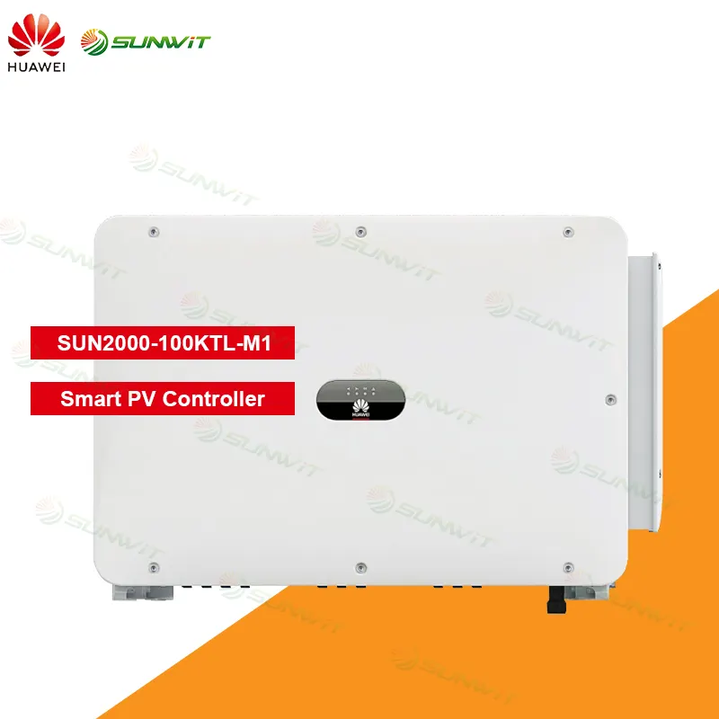 HUAWEI 25Kw Inverter 60Kw 50Kw 40Kw 15Kw 30Kw 100Kw 200K Solar 12Kw Ongrid 3 Phrase Power On Grid Sun2000-100Ktl-M1