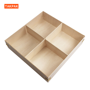 Boîte de plateau pour viande fromage fromage, japonaise en bois, emballage de cuisson à emporter avec Logo personnalisable - Product Image 6