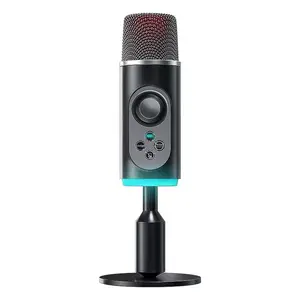 Mikrofon Game Laptop Streaming YouTube Mikrofon USB Musik Komputer Mikrofon Vhf untuk Bernyanyi Hyper X Quadcast