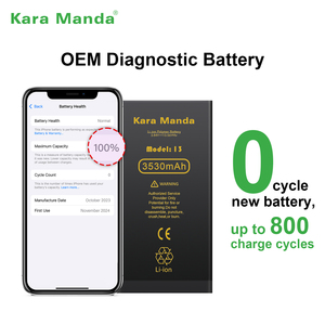 Kara Manda OEM <span class=keywords><strong>New</strong></span> 0 Chu Kỳ Chẩn Đoán 100% Khỏe Mạnh Cho Iphone 13 Pin Với Dung Lượng Cao Không Có Hàn Pin Điện Thoại - Product Image 2