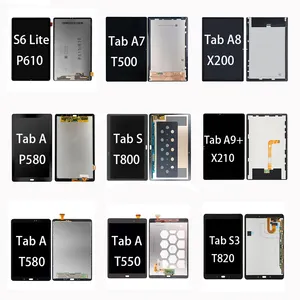 כל הדגמים תצוגת LCD ניידת לסמסונג גלקסי Tab E A A7 A8 A9 T550 T500 X200 T290 X110 X115 מסך LCD תצוגת טאבלט LCD