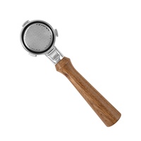 Porte-filtre à café expresso BANLEE 51 mm sans fond, 3 oreilles, poignée personnalisée, compatible avec De'Longhi EC9335.M