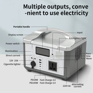 Nouvelle Station d'Énergie Portable 600W 45AH Résistante aux Chutes, Sortie Stable, Idéale pour la Randonnée et les Pique-niques - Product Image 3