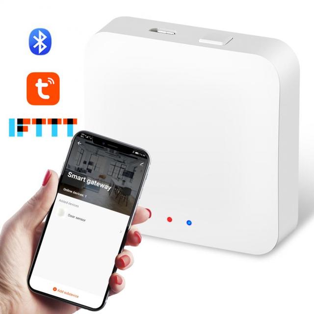 Tuya Smart Wireless Gateway BLE Mesh Gateway BLE-compatible Gateway System tuya/smart life APP Remote Control