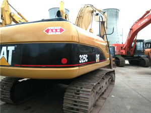 รถขุดตีนตะขาบไฮดรอลิก Caterpillar 325C มือสอง สภาพ 80% น้ำหนัก 25 ตัน อุปกรณ์ก่อสร้าง พร้อมเกียร์ ปั๊ม แบริ่ง และเครื่องยนต์ Cummins - Product Image 2