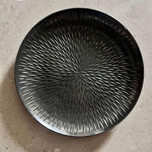 11/13 "4 couleurs rond en plastique galvanisé motif plaque fruits <span class=keywords><strong>plat</strong></span> bol plateau décoratif chargeur assiettes pour la décoration de mariage - Product Image 4