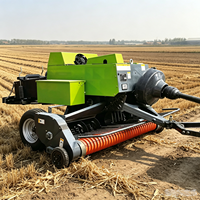 Presse à balles carrées pour tracteur agricole, équipement agricole, équipement de pressage de foin et d'ensilage, mini-presse à balles carrées compacte pour herbe